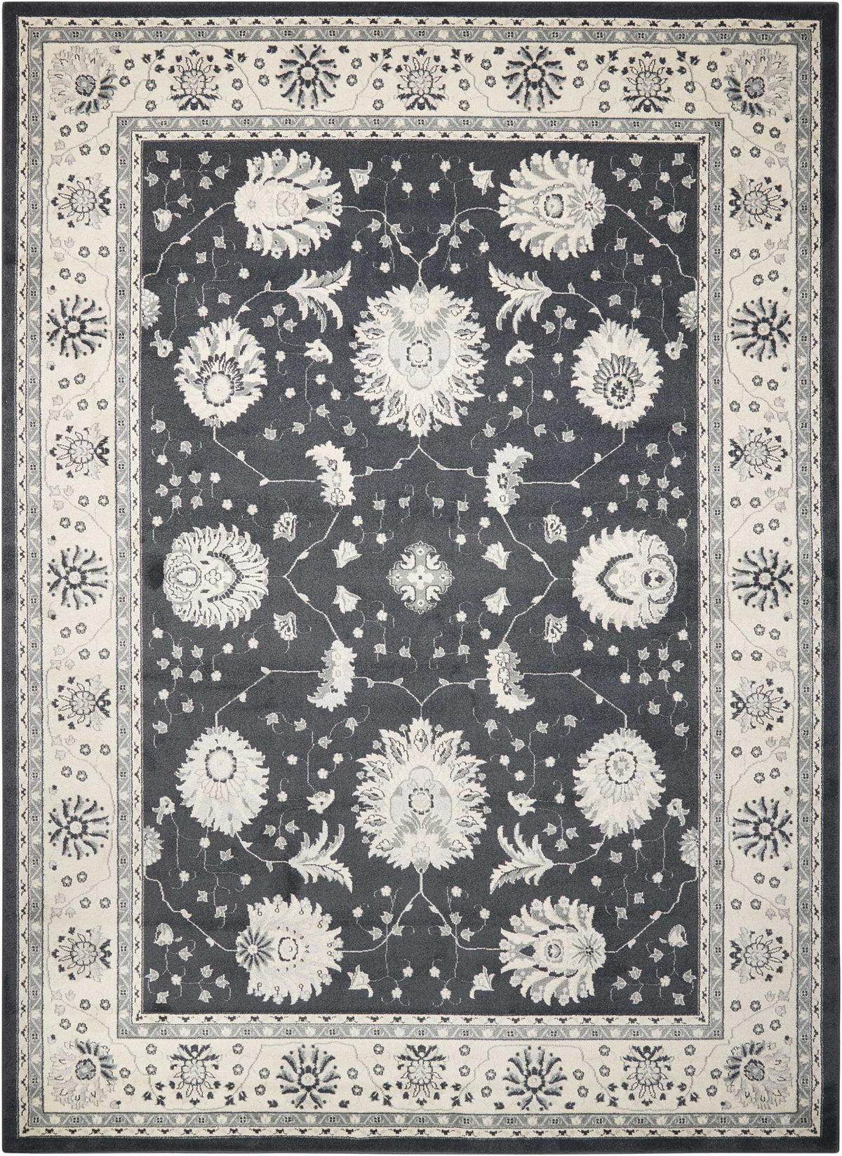 Maymana MYN03 Charcoal Rug - Rectangle