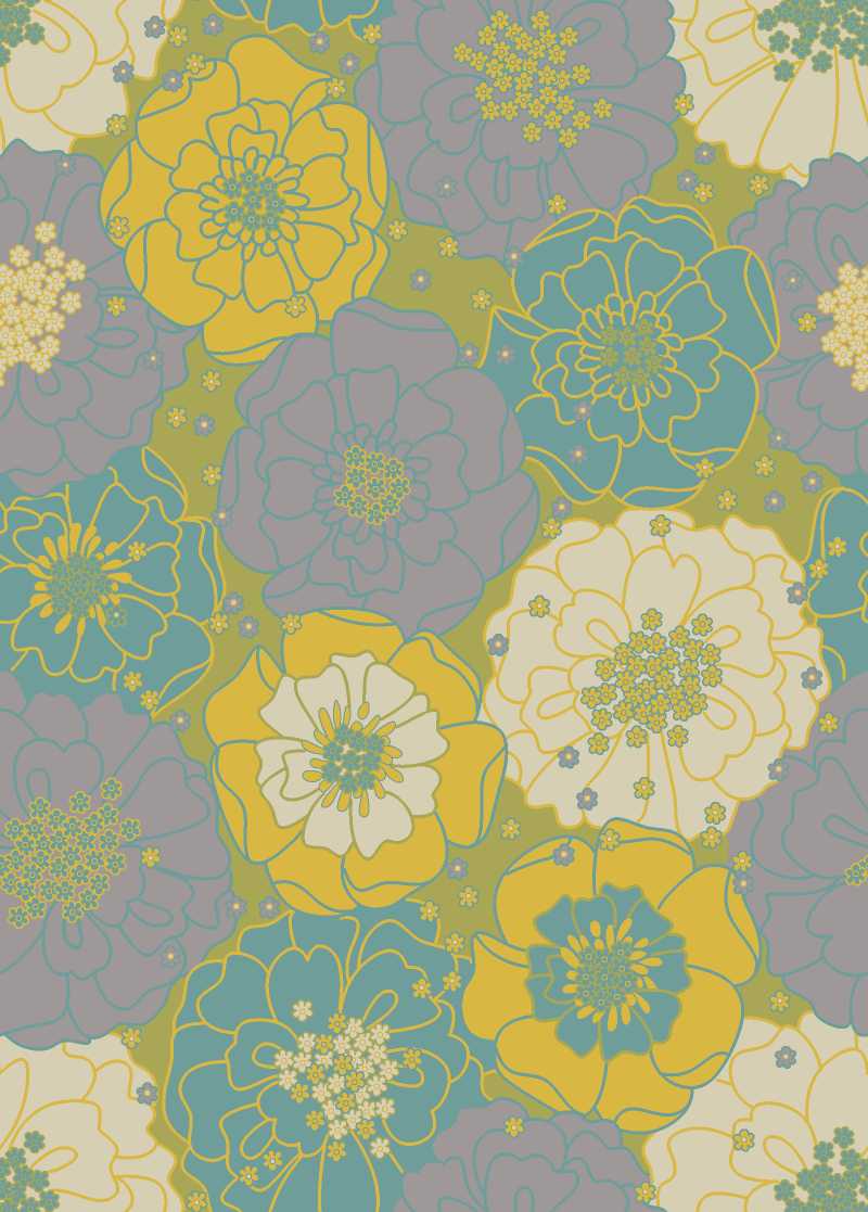 Home & Garden RS021 Green Rug - Rectangle