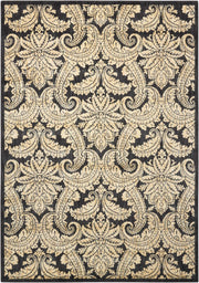Aristo ARS05 Black Beige Rug - Rectangle