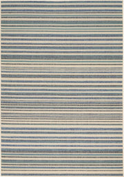 Lido LID01 Blue Cream Rug - Rectangle
