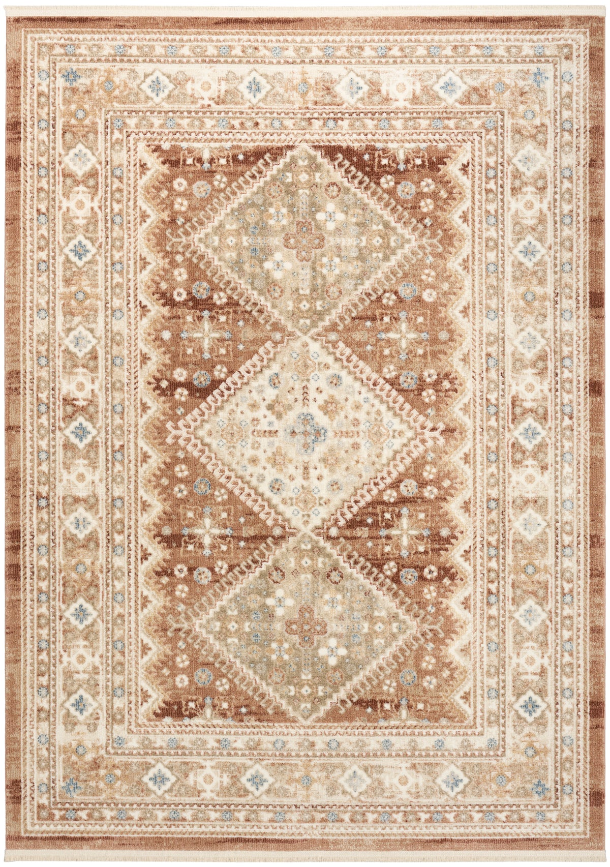 Pardis PRD04 Rust Rug - Rectangle