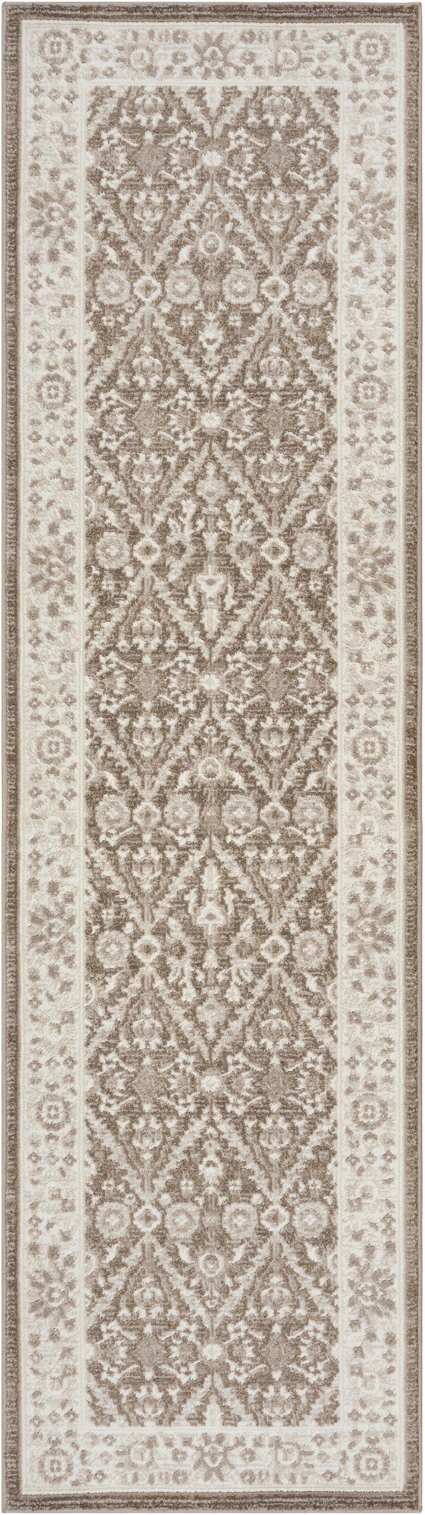 Eco Cycle ECY04 Ivory Mocha Rug - Runner