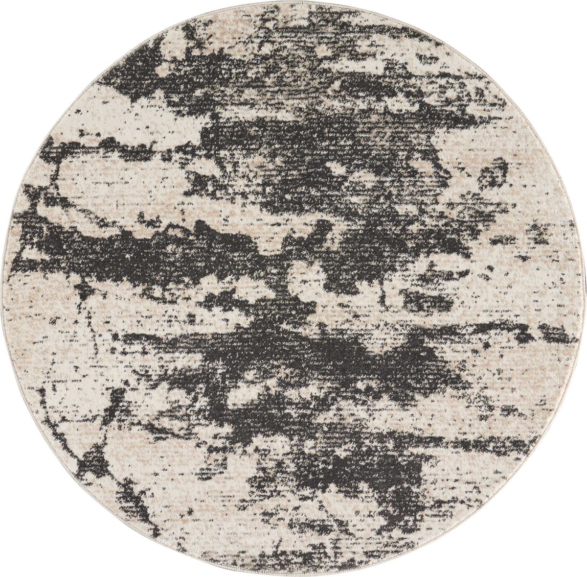 Maxell MAE07 Ivory Grey Rug - Round