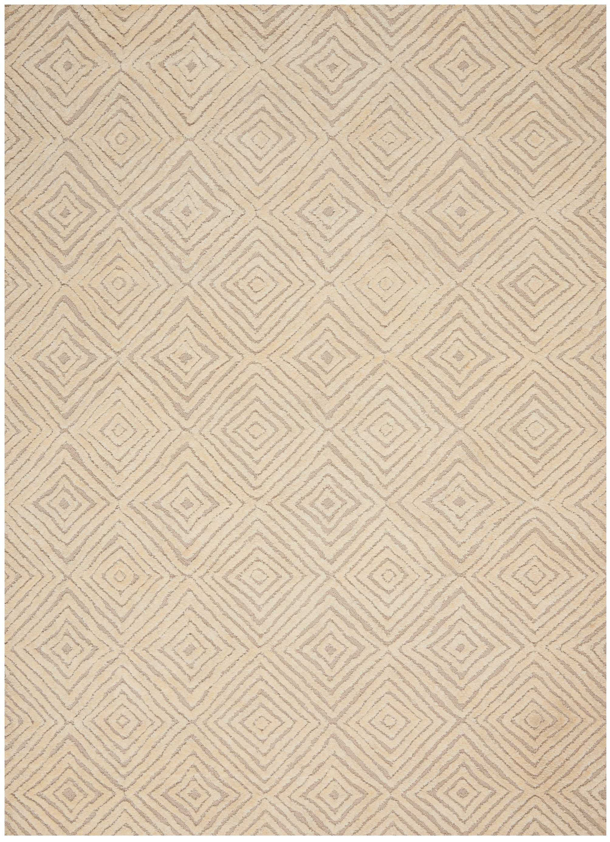 Deco Mod DEC01 Taupe Ivory Rug - Rectangle