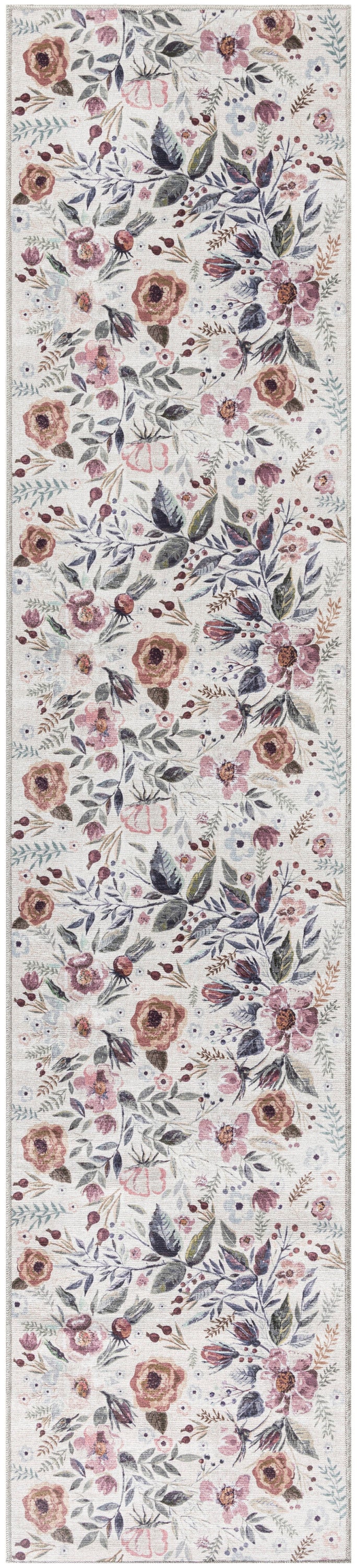 Nourison Washables NWB01 Ivory Pink Rug - Runner