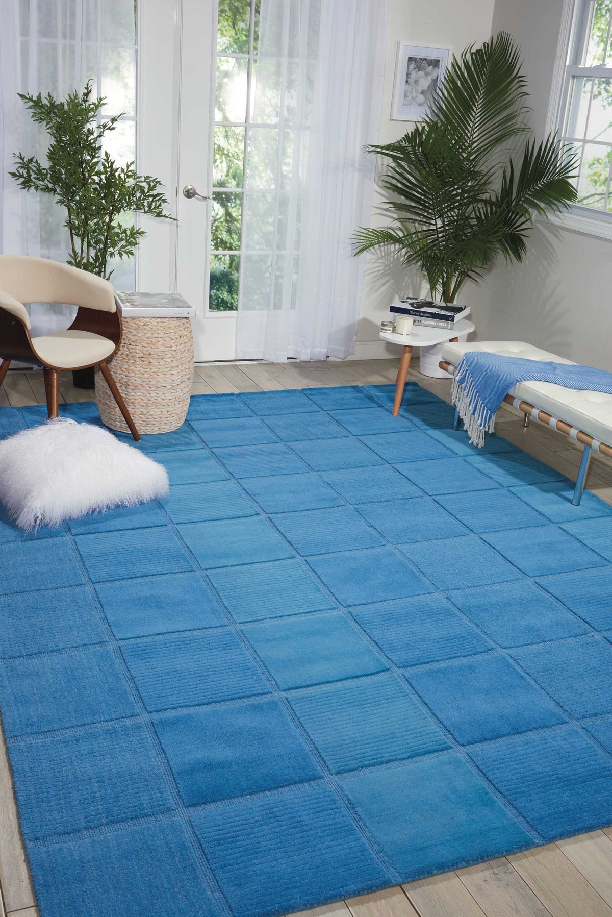 Westport WP31 Blue Rug - room scene