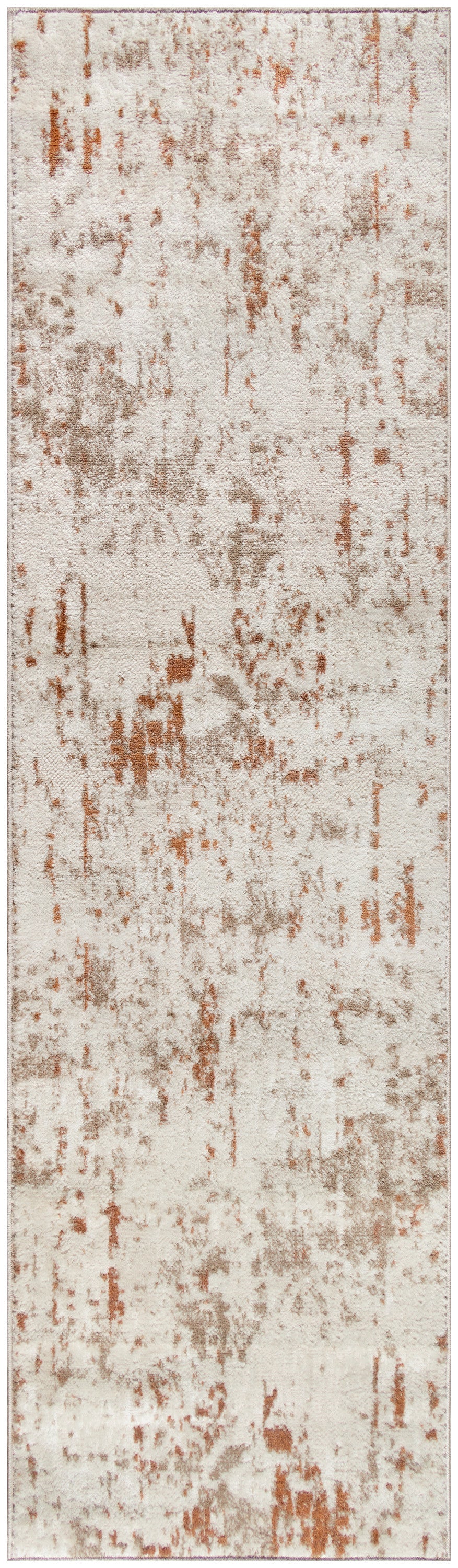 Quarry QUA01 Ivory Rust Rug - Runner