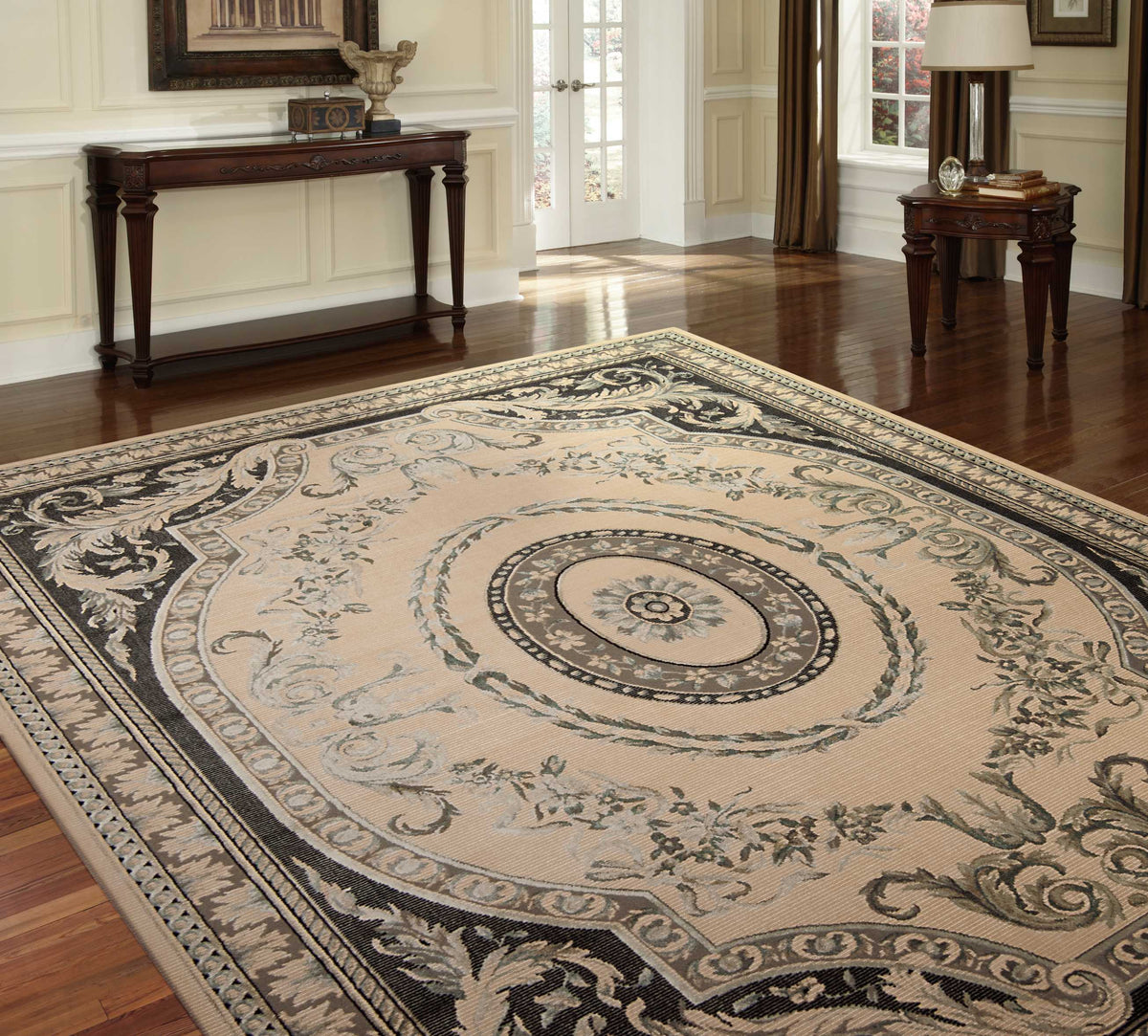 Platine MA200 Ivory Rug - room scene