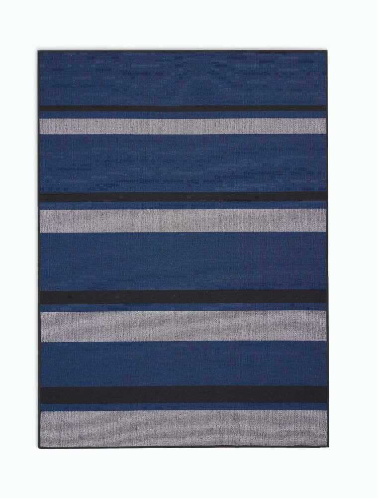 San Diego CK730 Cobalt Black Rug - Rectangle