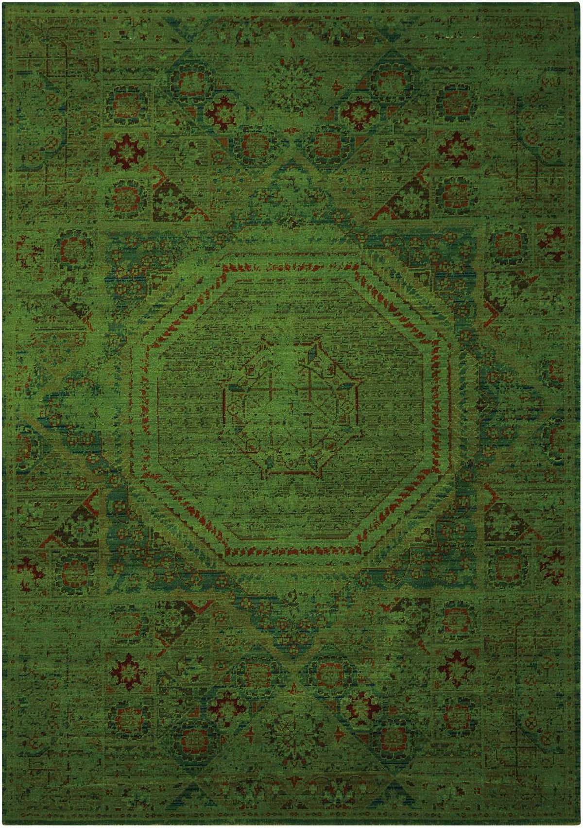 Timeless TML06 Teal Rug - Rectangle