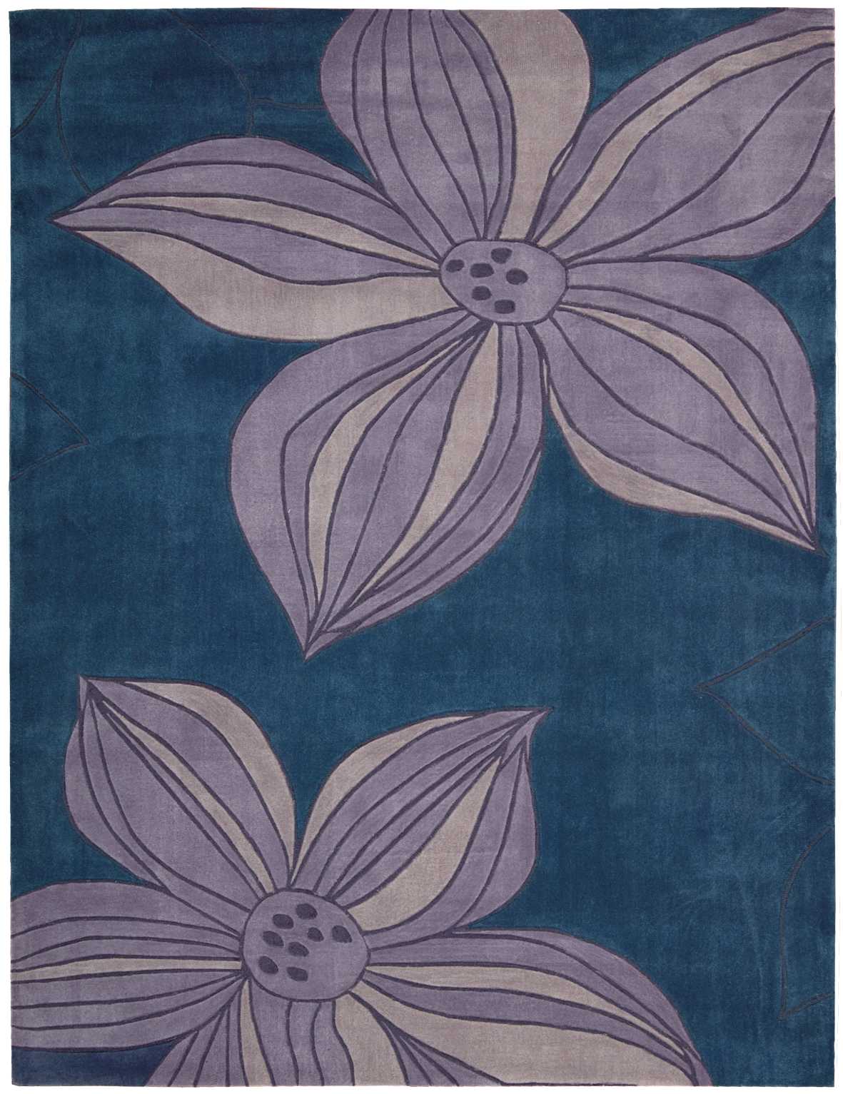 Contour CON19 Blue Rug - Rectangle