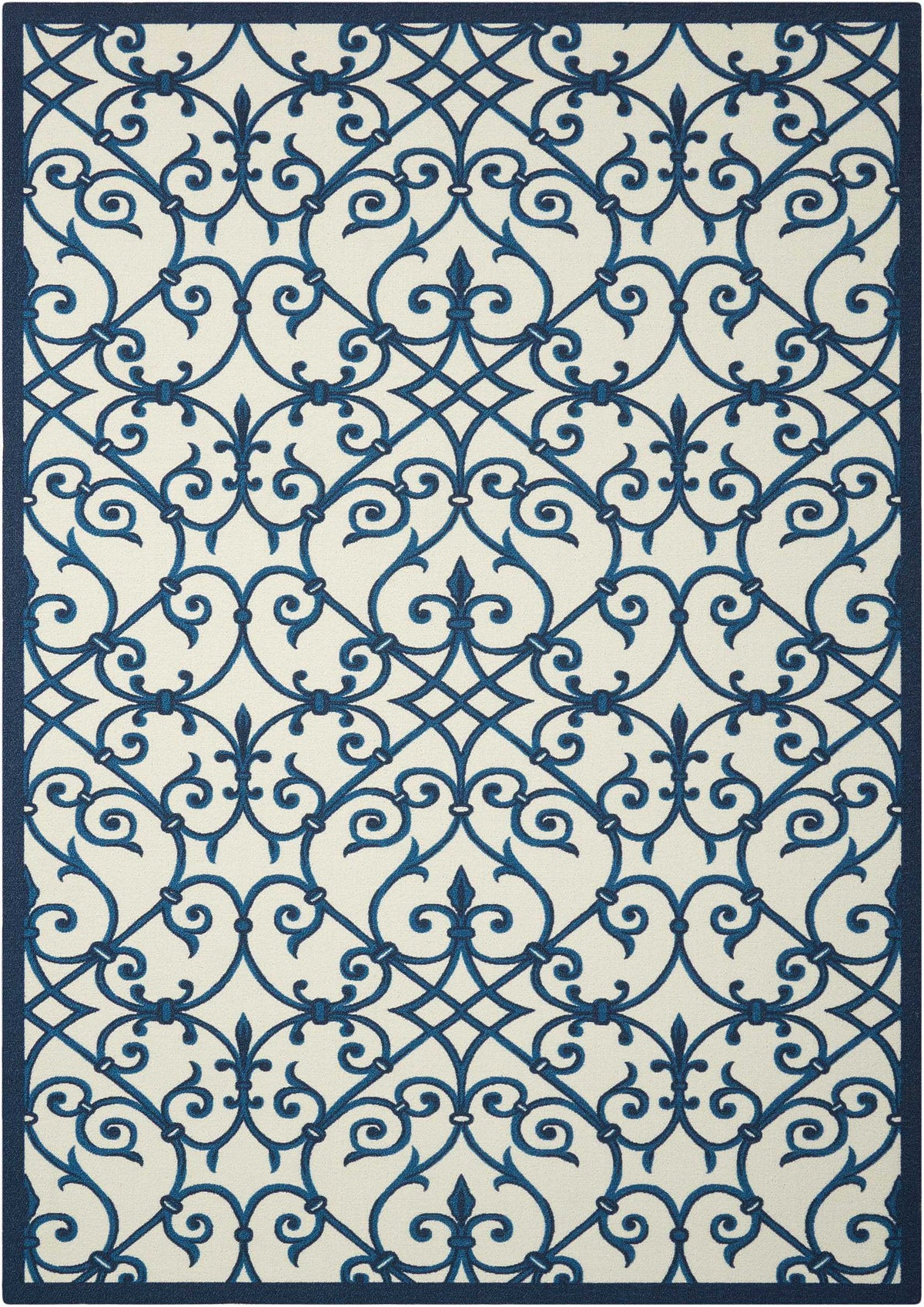 Home & Garden RS093 Blue Rug - Rectangle