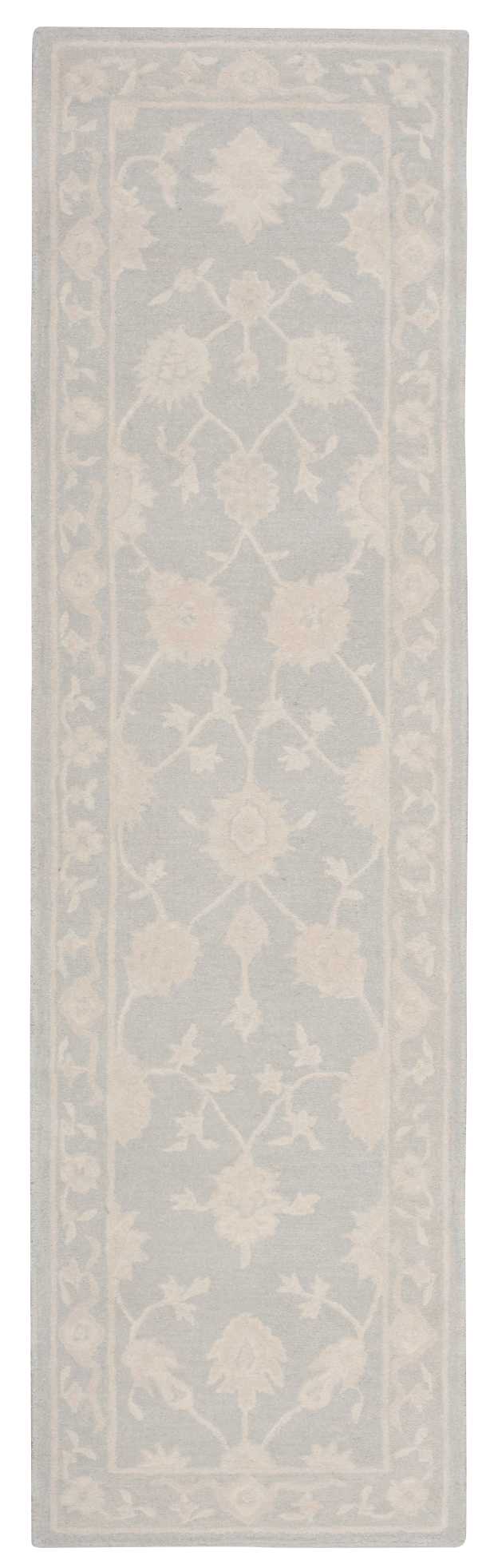 Zephyr ZEP02 Light Blue Rug - Runner