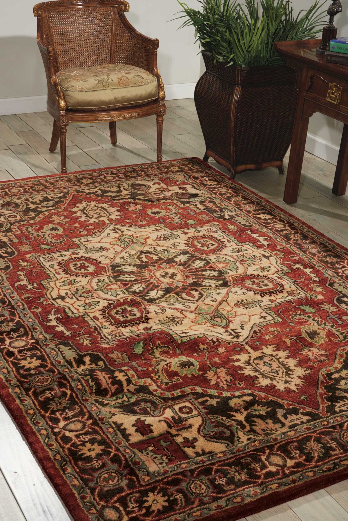 Jaipur JA36 Red Rug - room scene