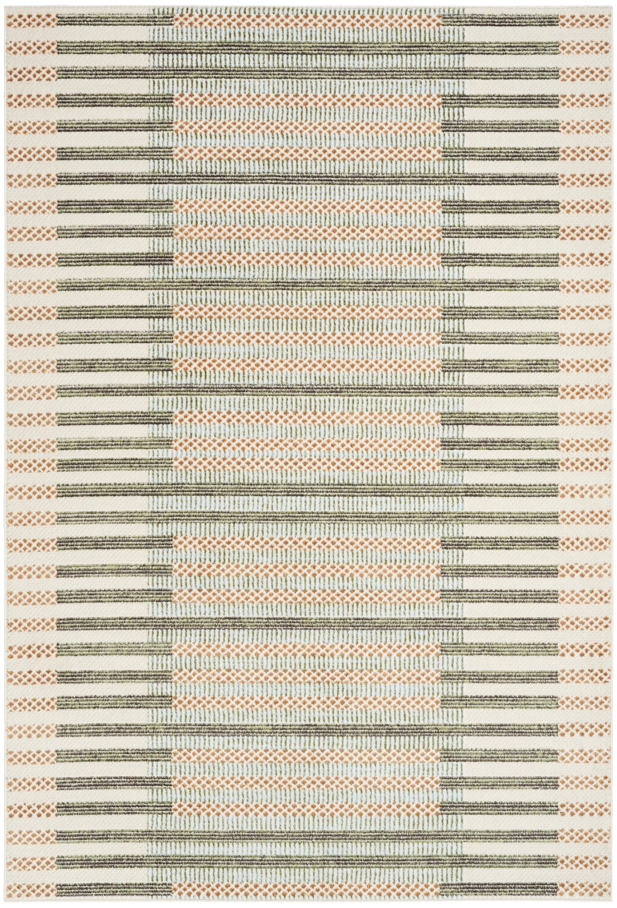 Nordic NRC15 Ivory Multicolor Rug - Rectangle
