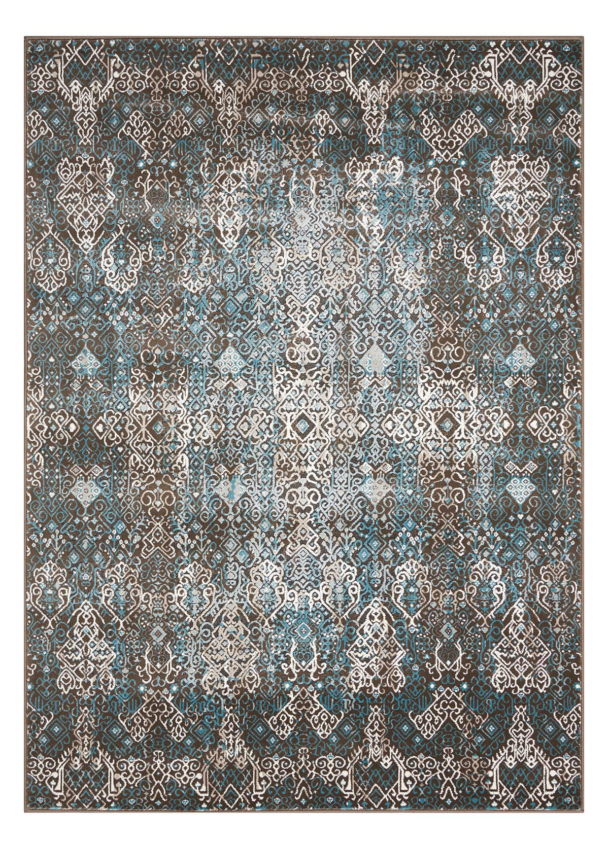Karma KRM04 Blue Rug - Rectangle
