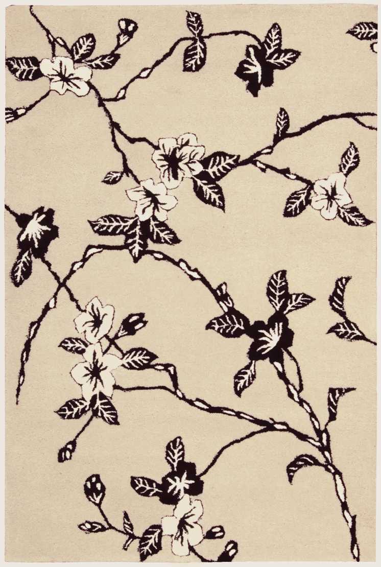 Modern Elegance LH08 Black White Rug - Rectangle