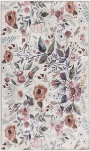 Nourison Washables NWB01 Ivory Pink Rug - Rectangle