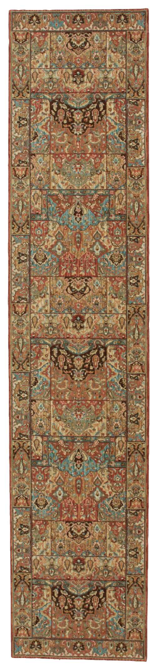 Living Treasures LI02 Multicolor Rug - Runner