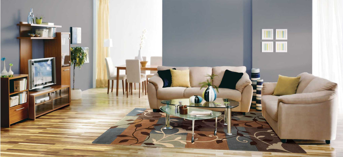 Contour CON01 Multicolor Rug - room scene