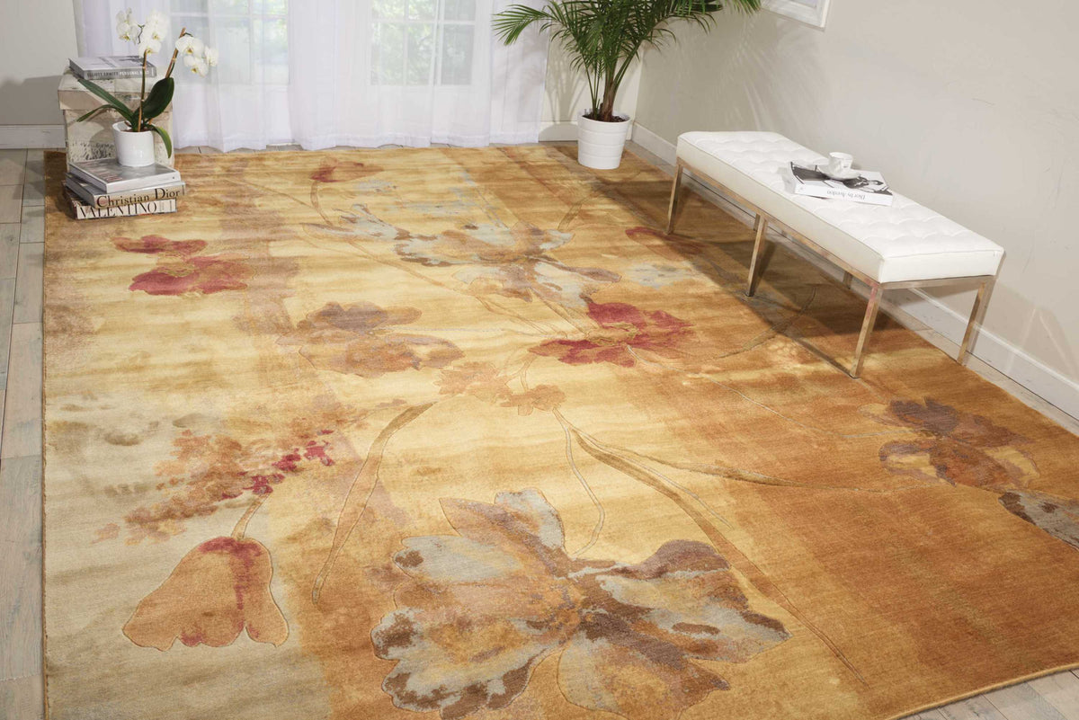 Somerset ST18 Beige Rug - room scene