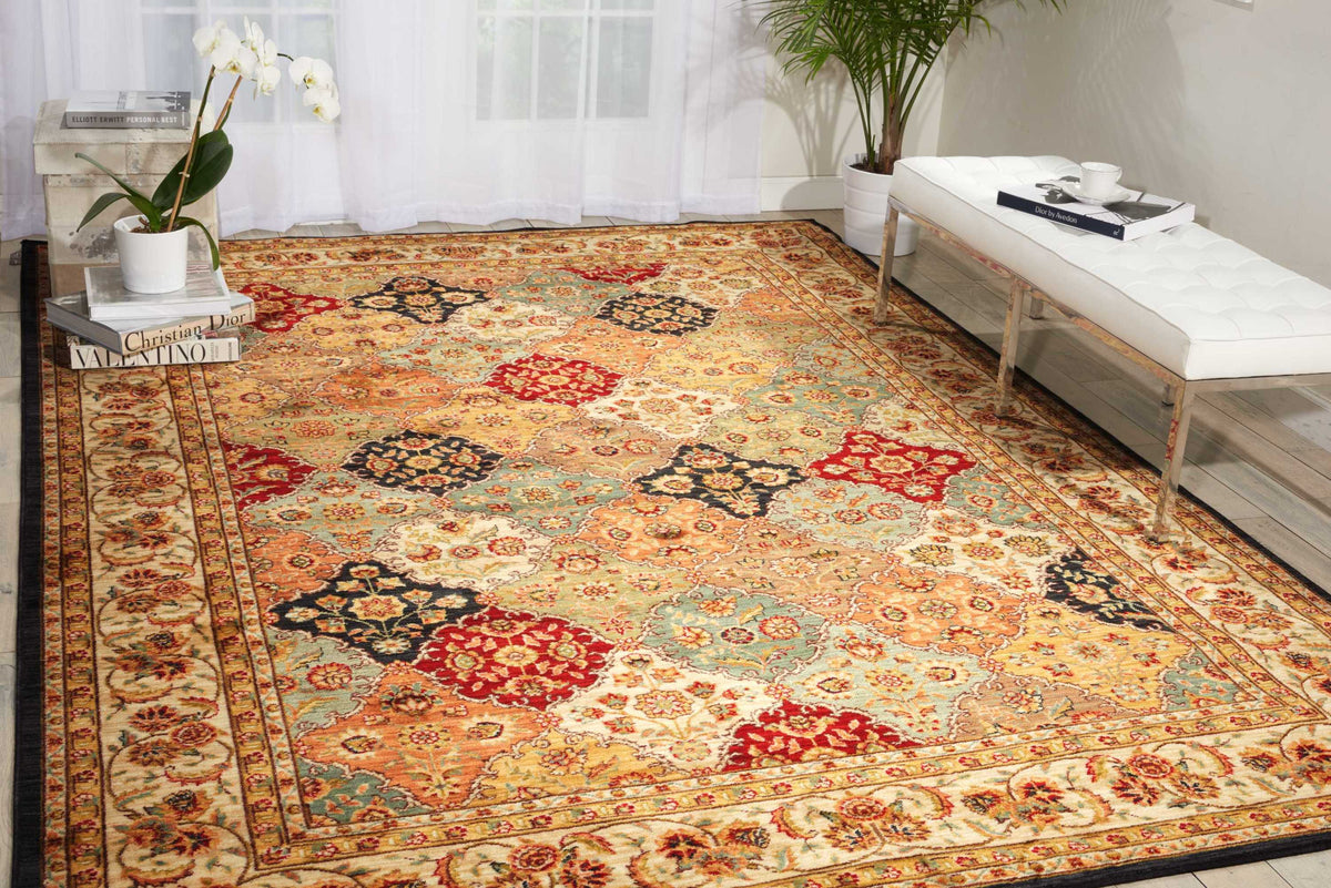 Ancient Times BAB03 Multicolor Rug - room scene