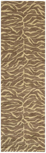 Riviera RI05 Chocolate Rug - Runner