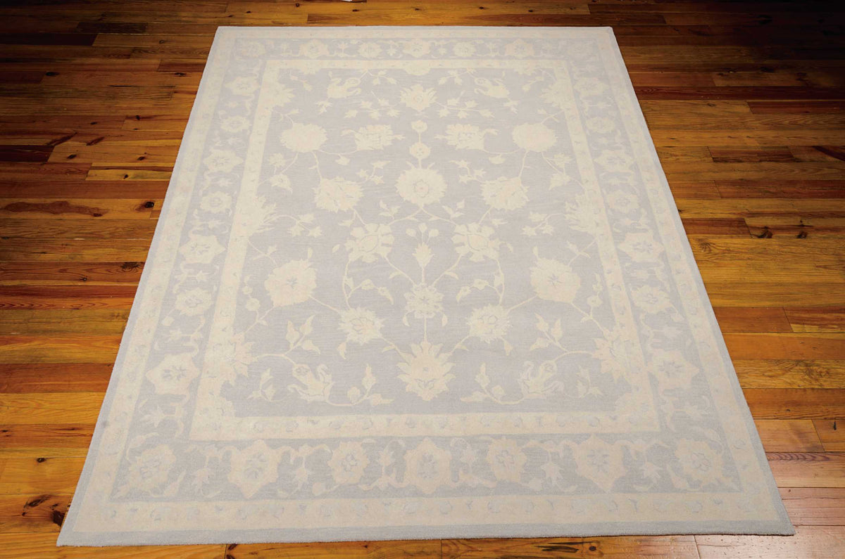 Zephyr ZEP02 Light Blue Rug - room scene