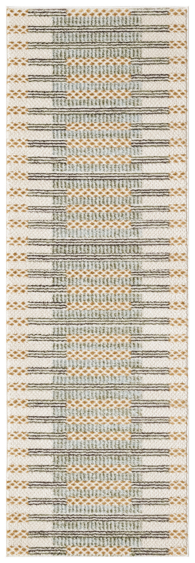 Nordic NRC15 Ivory Multicolor Rug - Runner