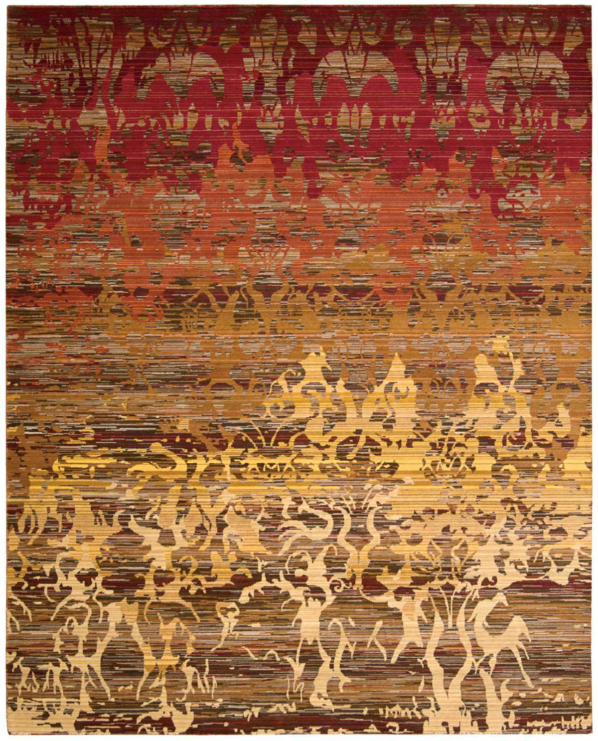 Rhapsody RH001 Sunrise Rug - room scene