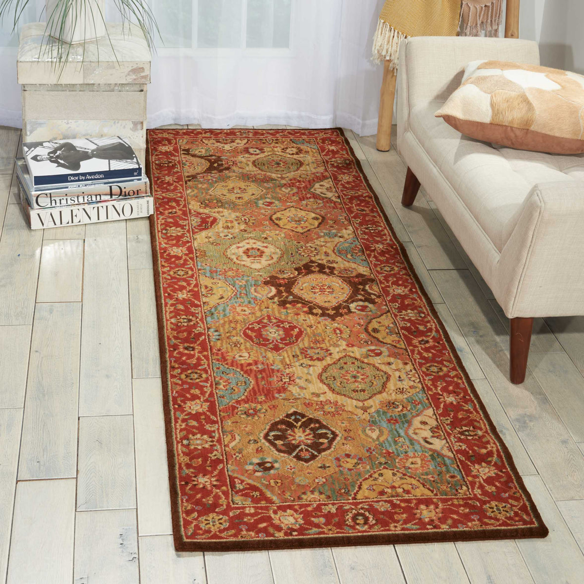 Living Treasures LI03 Multicolor Rug - room scene