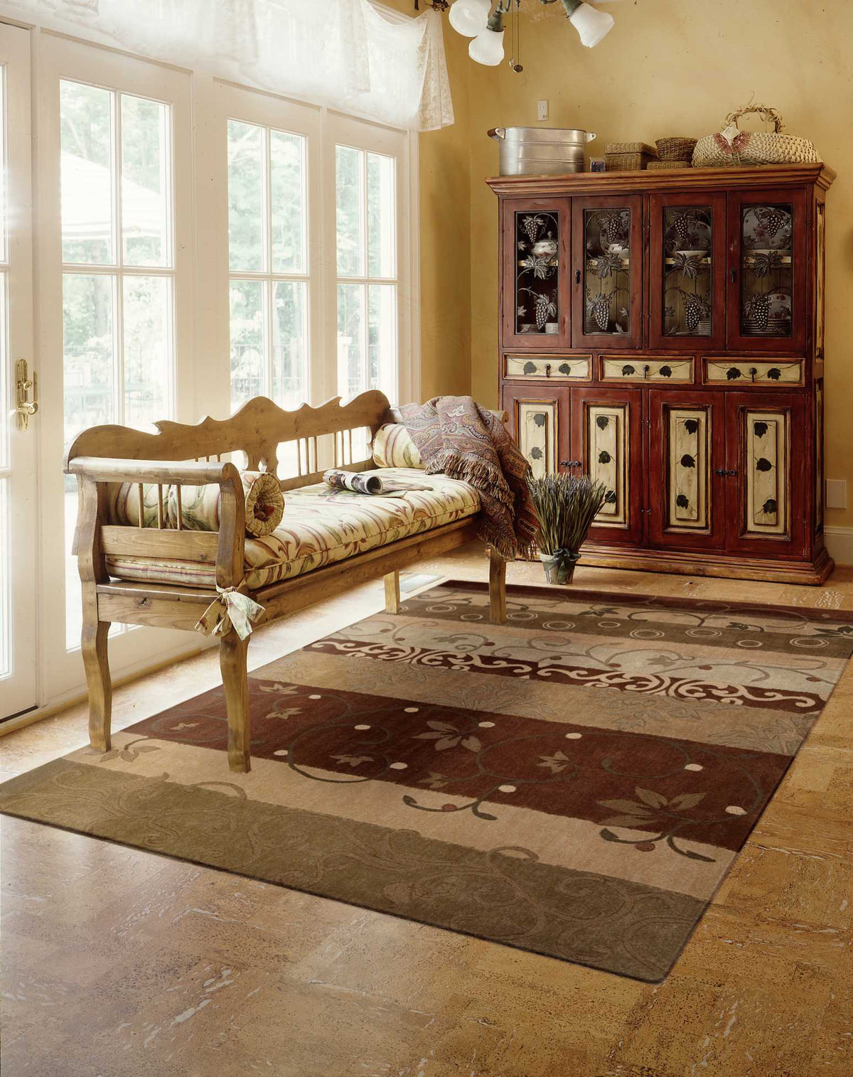 Contour CON10 Multicolor Rug - room scene