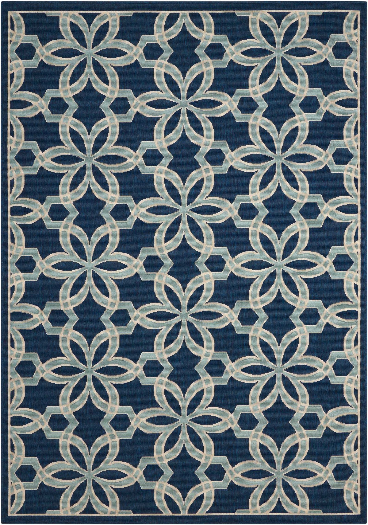 Caribbean CRB05 Navy Rug - Rectangle