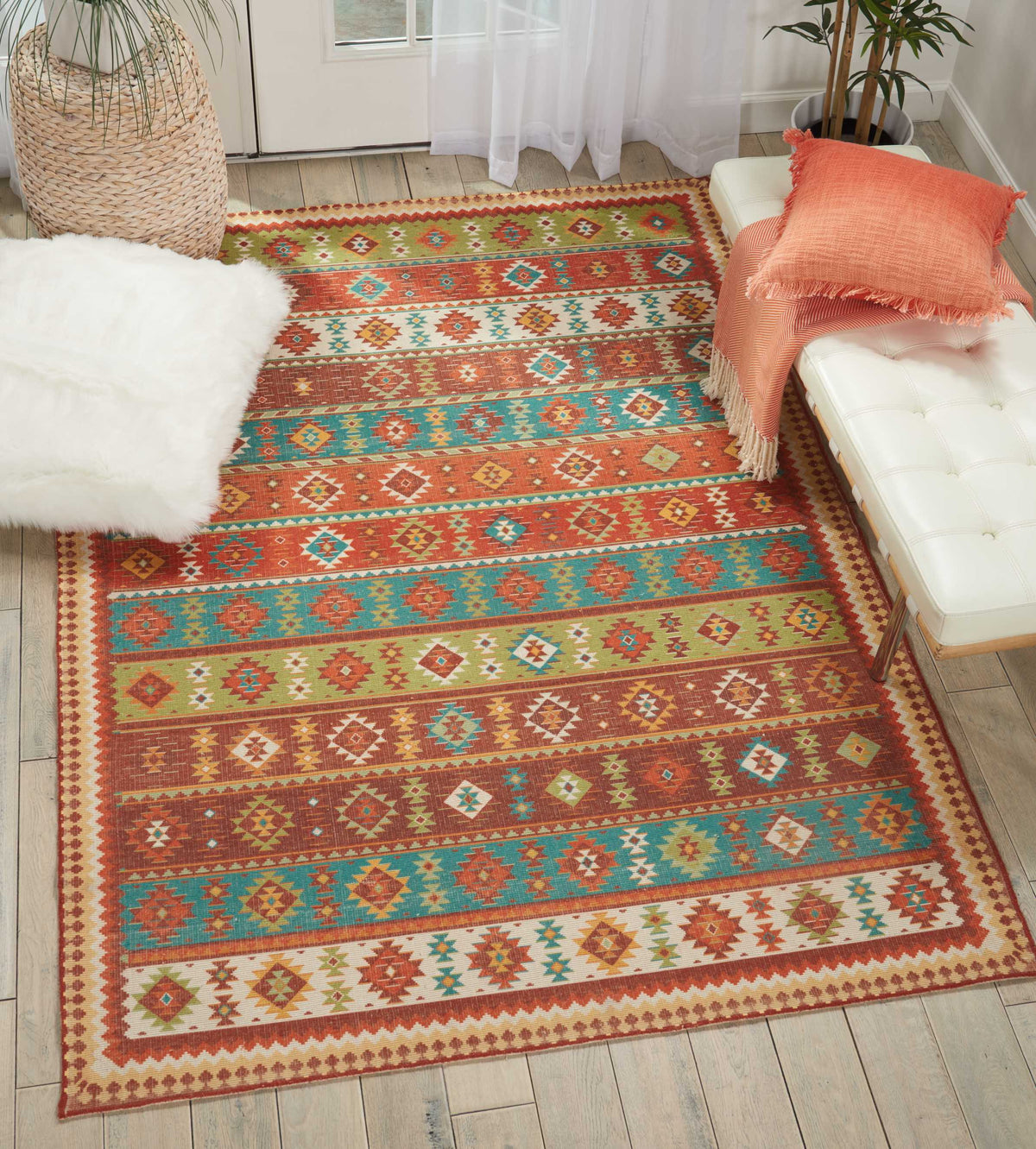 Madera MAD08 Light Orange Rug - room scene