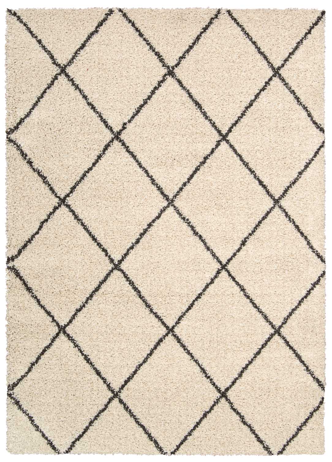 Brisbane BRI03 Ivory Charcoal Rug - Rectangle