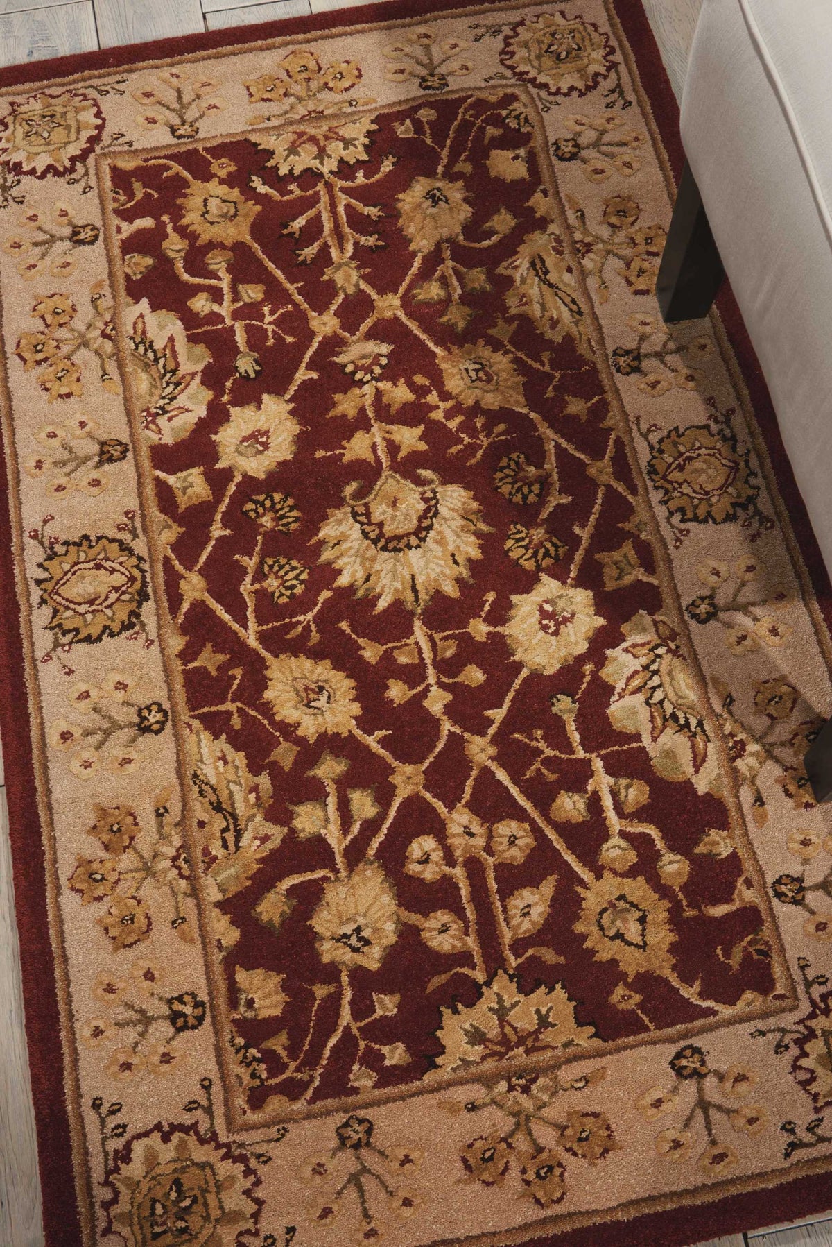 Nourison 3000 3102 Rust Rug - room scene