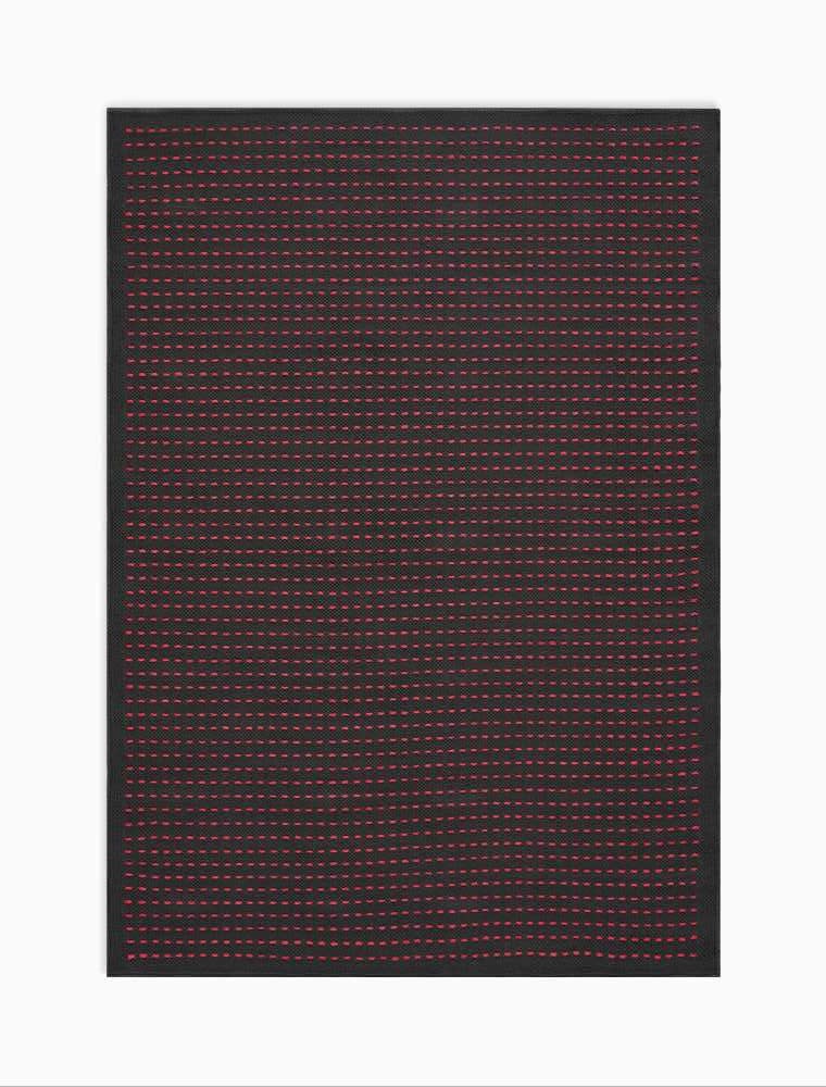 Seattle CK740 Black Magenta Rug - Rectangle