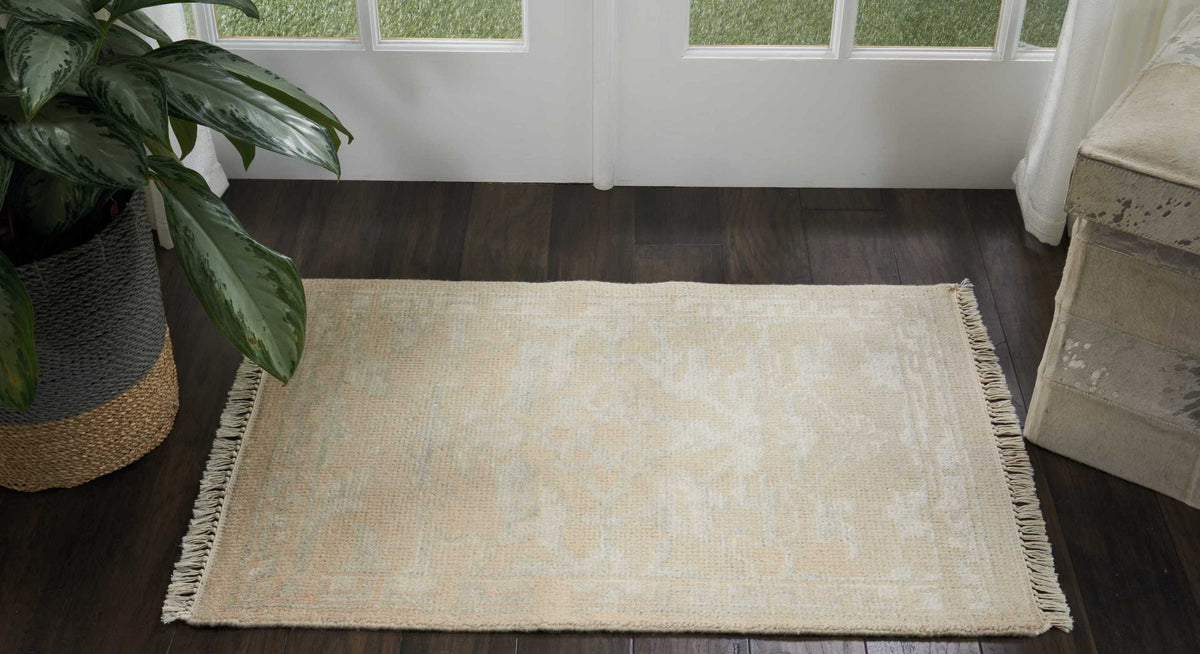 Elan ELN01 Ivory Rug - room scene