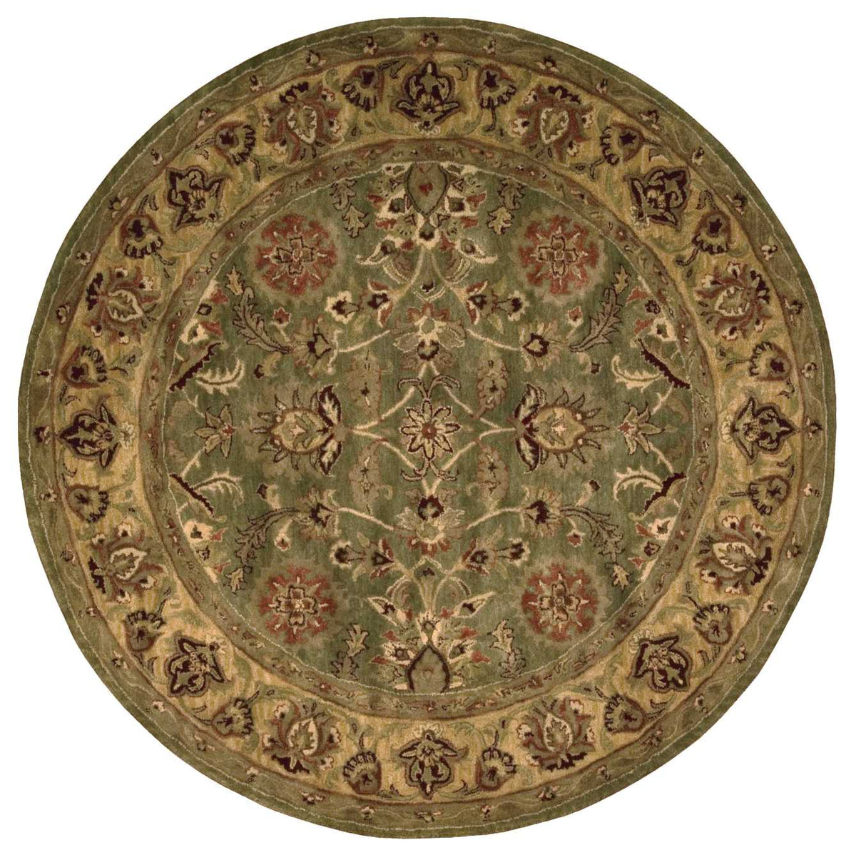 Jaipur JA12 Green Rug - Round