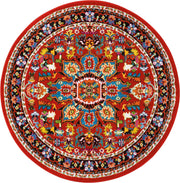 Oakdale OKD06 Red Rug - Round