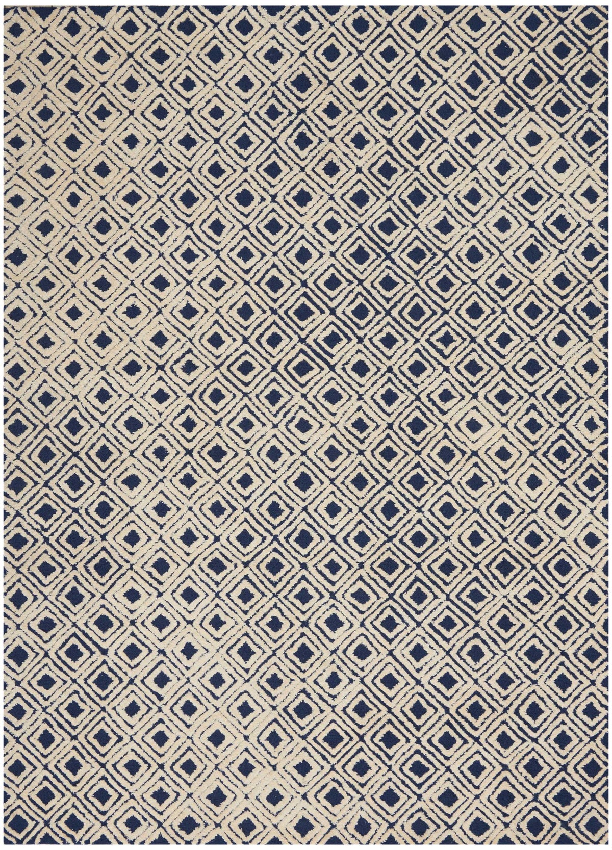 Deco Mod DEC02 Navy Ivory Rug - Rectangle