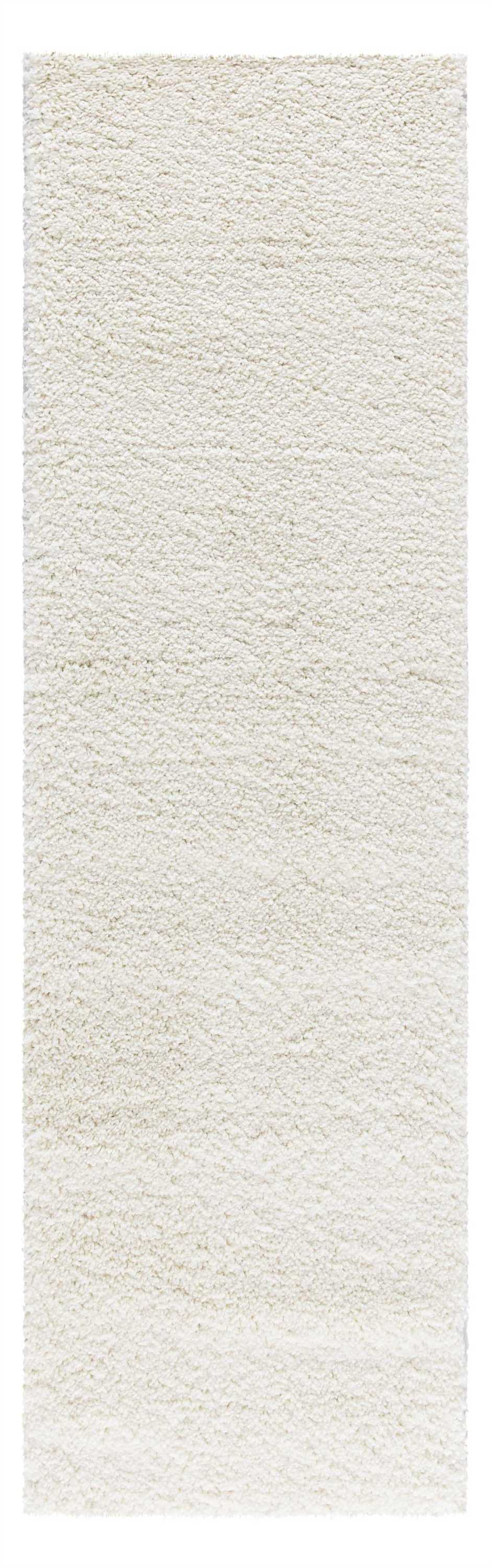 Malibu Shag MSG01 Ivory Rug - Runner