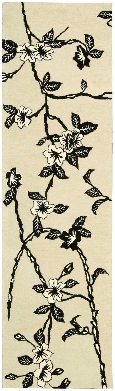 Modern Elegance LH08 Black White Rug - Runner