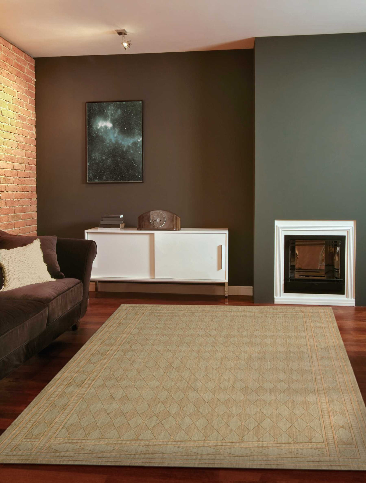 Cosmopolitan CS94 Pistachio Rug - room scene