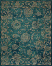 Nourison 2020 NR202 Teal Rug - Rectangle