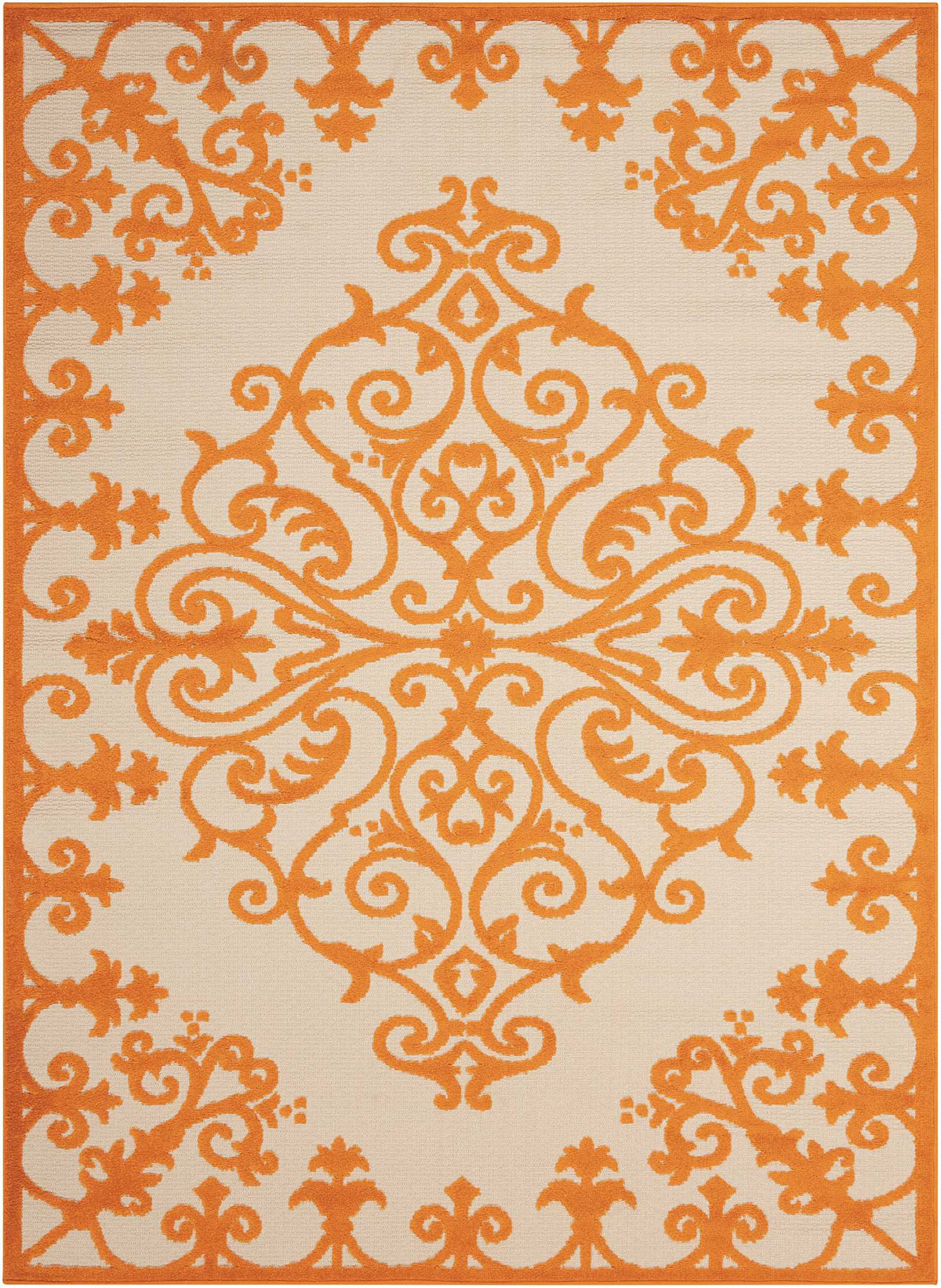Aloha ALH12 Orange Rug - Rectangle