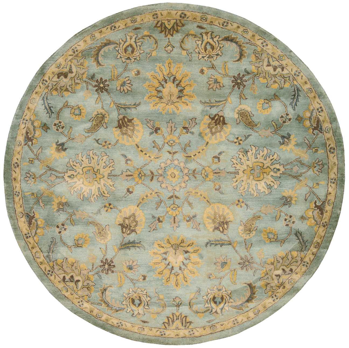 Jaipur JA53 Light Blue Rug - Round
