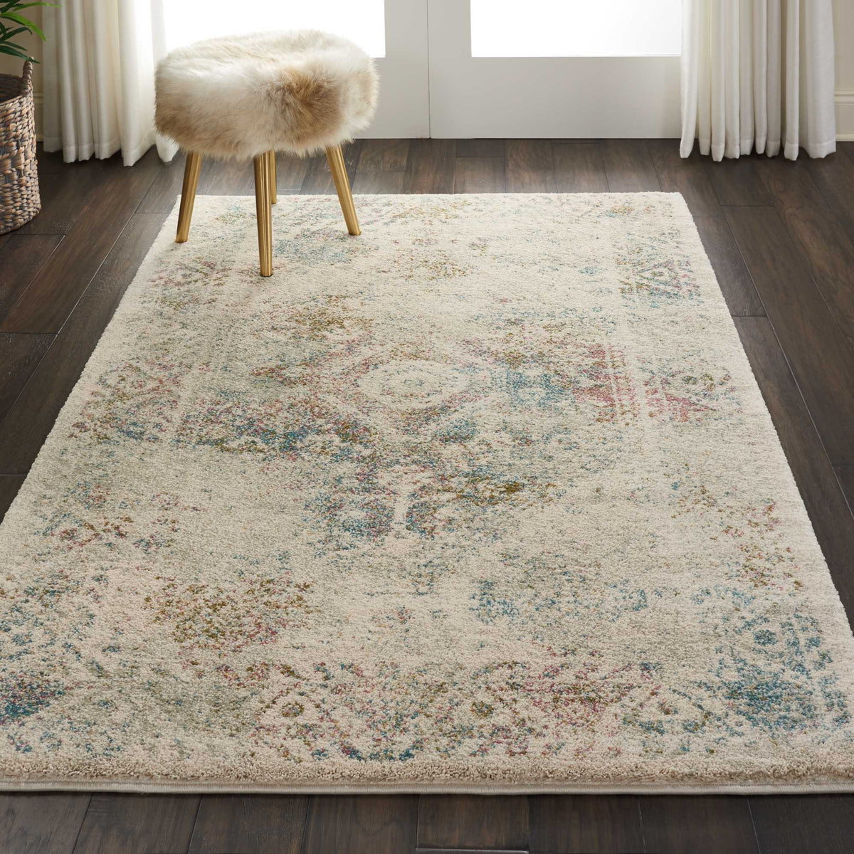 Fusion FSS11 Cream Rug - room scene