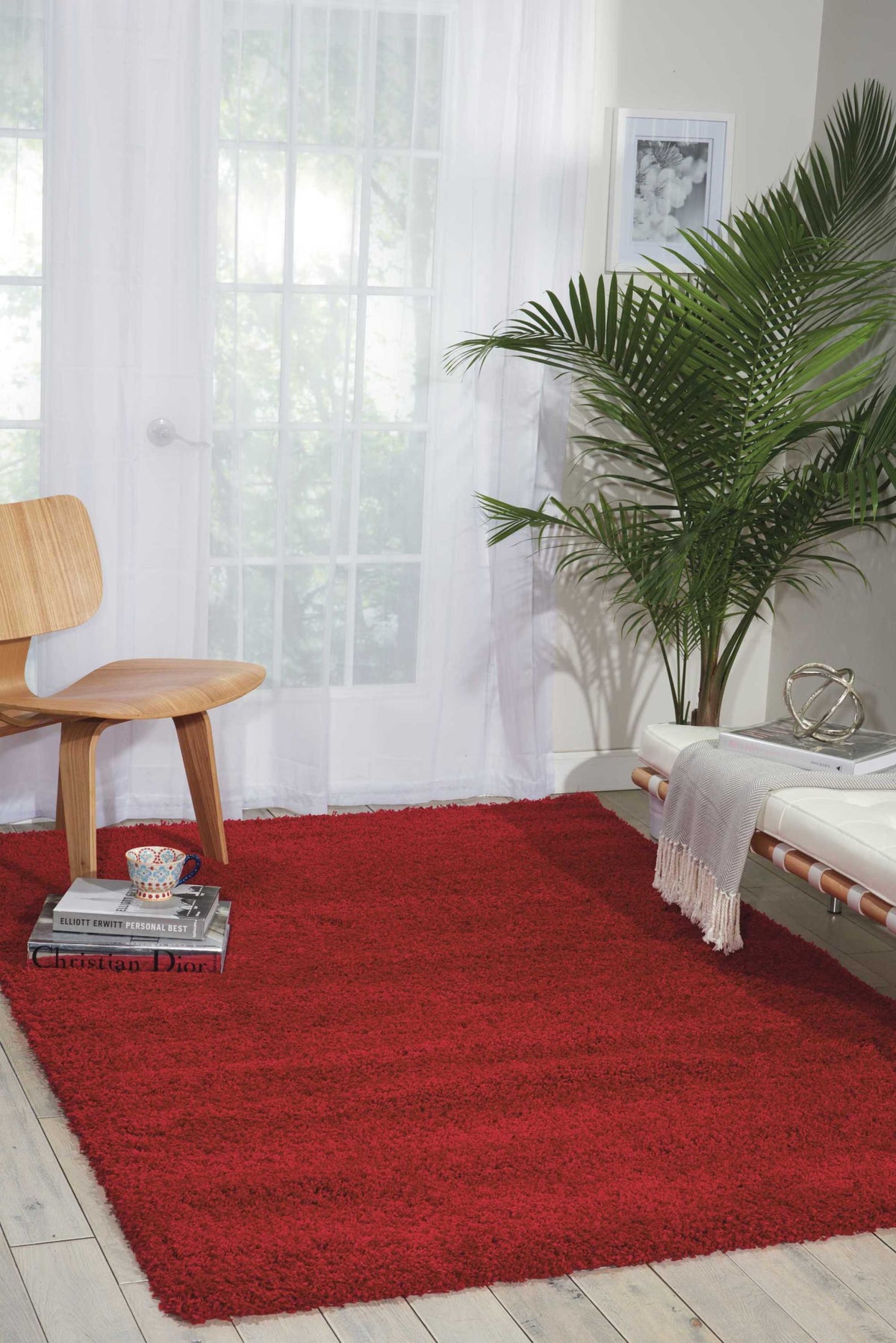 Amore AMOR1 Red Rug - room scene