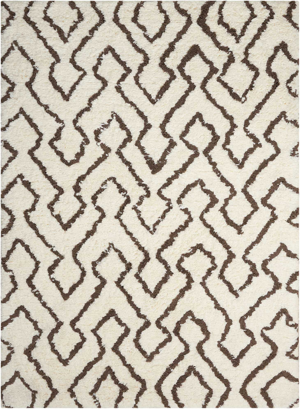 Galway GLW03 Ivory Chocolate Rug - Rectangle
